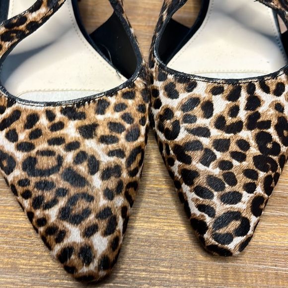 Alex Marie Carena Leopard Haircalf Ballet Flats Size 6.5 - Picture 2 of 11